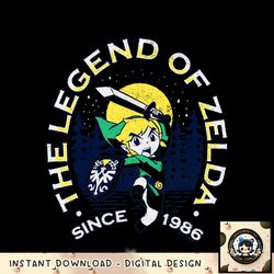 The Legend Of Zelda Since 1986 png, digital download, instant