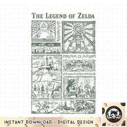 The Legend Of Zelda Story Panels png, digital download, instant