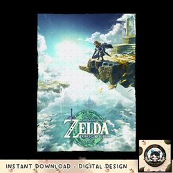 The Legend of Zelda Tears Of The Kingdom Box Art Poster png, digital download, instant