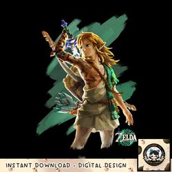 The Legend of Zelda Tears Of The Kingdom Link Hero Poster png, digital download, instant