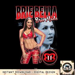 WWE Brie Bella Brie Mode Full Body Vintage Portrait png, digital download, instant