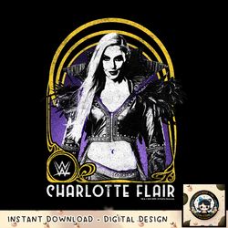 WWE Charlotte Flair Sassy Photo Real Distressed Portrait png, digital download, instant