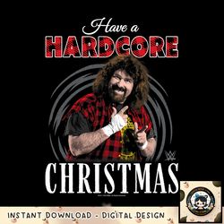 WWE Christmas Mick Foley Hardcore png, digital download, instant