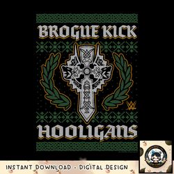 WWE Christmas Sheamus Brogue Kick Hooligans png, digital download, instant