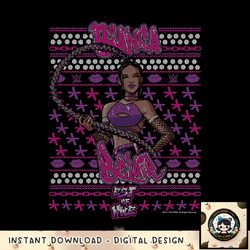 WWE Christmas Ugly Sweater Bianca Belair png, digital download, instant