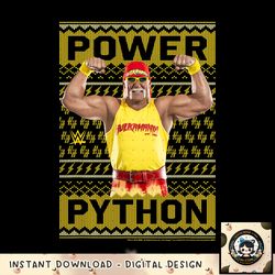 WWE Christmas Ugly Sweater Hulk Hogan png, digital download, instant