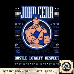WWE Christmas Ugly Sweater John Cena png, digital download, instant
