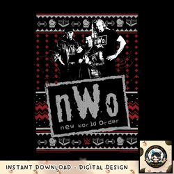 WWE Christmas Ugly Sweater New World Order png, digital download, instant