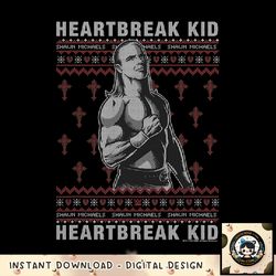 WWE Christmas Ugly Sweater Shawn Michaels Heartbreak Kid png, digital download, instant