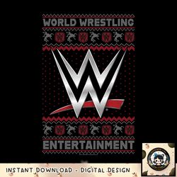 WWE Christmas World Wrestling Ugly Sweater png, digital download, instant