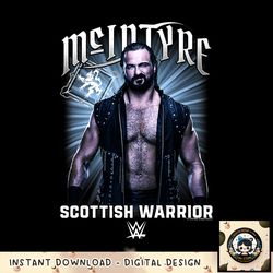 WWE Drew McIntyre Scottish Warrior png, digital download, instant