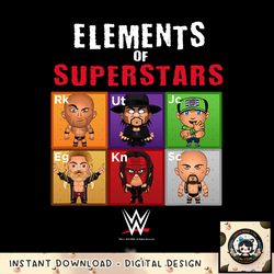 WWE Elements of Superstars png, digital download, instant