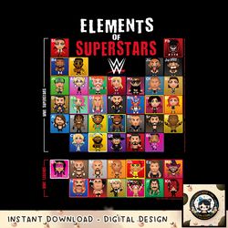 WWE Elements of Superstars Table png, digital download, instant