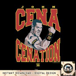 WWE John Cena Cenation Collegiate png, digital download, instant