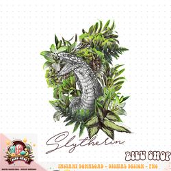 Harry Potter Slytherin Floral Snake Mascot PNG Download copy