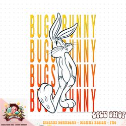 Looney Tunes Bugs Bunny Text Stack Portrait T-Shirt