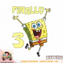 Mademark x SpongeBob SquarePants   Kids Original SpongeBob Square Pants   3rd Birthday. Finally 3 T