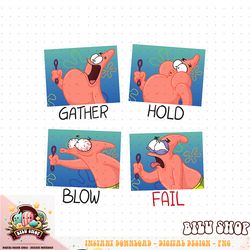 Mademark x SpongeBob SquarePants   Patrick s How to Blow a Perfect Bubble PNG Download