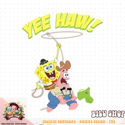 Mademark x SpongeBob SquarePants   SpongeBob _ Patrick   Cowboy Yee Haw  PNG Download