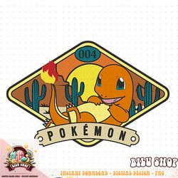 Pokemon  004 Charmander Lying Outdoors Desert Poster T-Shirt