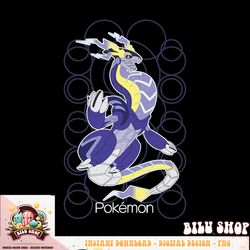 Pokemon  Miraidon Circle Pattern Background Portrait T-Shirt