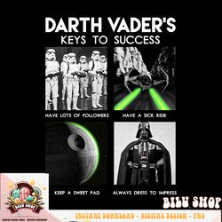Star Wars Darth Vader_s Keys To Success Graphic T-Shirt Z1 T-Shirt