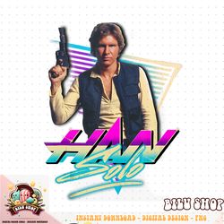 Star Wars Han Solo Eighties Retro Poster Tank Top