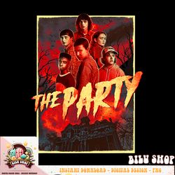 Stranger Things 4 Group Shot The Party Poster T-Shirt