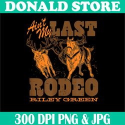 Ain't My Last Rodeo Png, Riley Green Png,Digital File, PNG High Quality, Sublimation, Instant Download