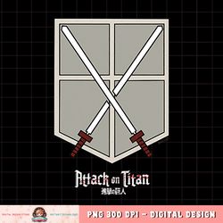 Attack on Titan Training Corps Back Print PNG Download copy