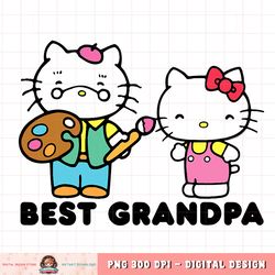 Hello Kitty Best Grandpa PNG Download copy
