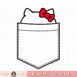 Hello Kitty Peeking Pocket Tee Shirt