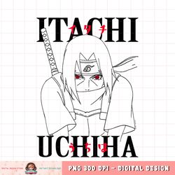 Naruto Shippuden Itachi Line Work png, digital download, instant