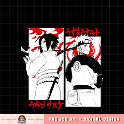 Naruto Shippuden Sasuke vs Naruto png, digital download, instant