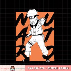 Naruto Stacked Letters Naruto png, digital download, instant