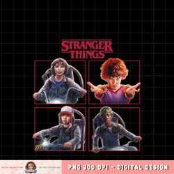 Netflix Stranger Things Group Shot Box Up Logo png, digital download, instant