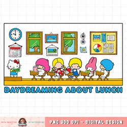 Sanrio Hello Kitty and Friends Daydreaming about Lunch Class png, digital download, instant