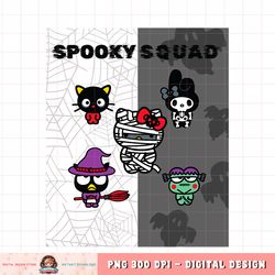 Spooky Squad ft. Sanrio Characters Halloween Hello Kitty png, digital download, instant