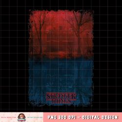 Stranger Things 4 Creel Murder Mansion Upside Down Poster png, digital download, instant