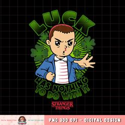 Stranger Things St. Patrick_s Day Eleven Lucky Powers png, digital download, instant