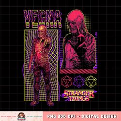 Stranger Things Vecna Neon Schematic Poster png, digital download, instant