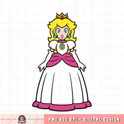 Super Mario Princess Peach Simple Portrait png, digital download, instant