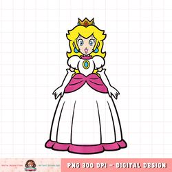 Super Mario Princess Peach Simple Portrait Premium png, digital download, instant