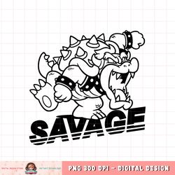 Super Mario Savage Bowser Graphic png, digital download, instant png, digital download, instant