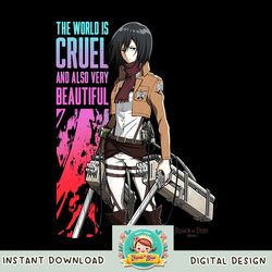 Attack on Titan The World Is Mercliess PNG Download copy
