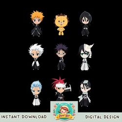 Bleach Chibi Character Grid PNG Download copy