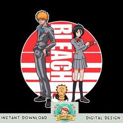 Bleach Ichigo Rukia and Kon Round Logo PNG Download copy