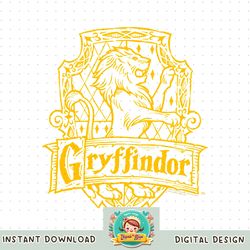 Harry Potter Gryffindor Line Art Crest PNG Download copy