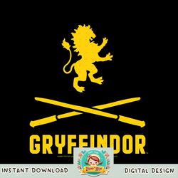 Harry Potter Gryffindor Wands Crossed Logo PNG Download copy