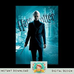 Harry Potter Half Blood Prince Draco Malfoy Character Poster PNG Download copy